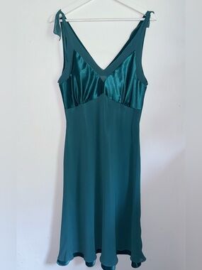 Vintage Joseph Ribkoff Satin-Panel Slip Dress Size 12